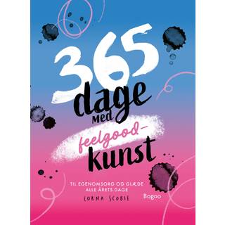 365 dage med feelgood-kunst, Lorna Scobie, 352 sider. Dansk tekst