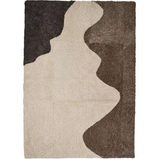 Gulvtæppe | River | Lammeskind | Korthåret Short Wool Curly Sheepskin River Design Rug