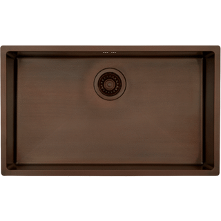 Lavabo Kubus 700 Soft Køkkenvask 74x44 cm i Bruneret messing (patinere ved brug)