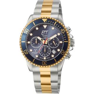 ETT EGS-11609-35M Professional Solar Funk Chronograph Herrenuhr 44mm 20ATM
