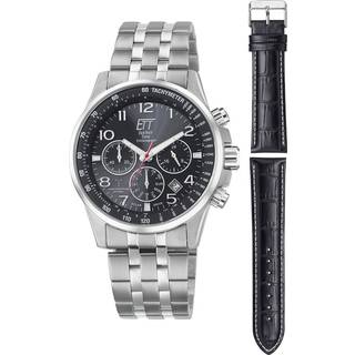 ETT EGS-11610-22MS Professional Solar Funk Chronograph Herrenuhr 43mm 10ATM