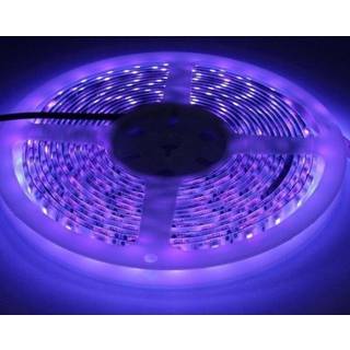 UV 400 nm 10W/m 24V LED strip - 5m, IP20, 120 LED pr. meter