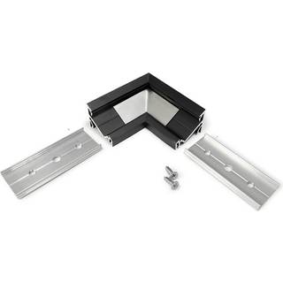 Profilsamler CORNER14 90DEG - Sort anodiseret