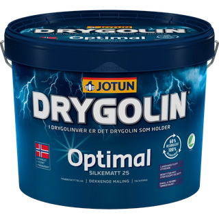 Drygolin Optimal 2,7L Træbeskyttelse - Ren hvid (RAL 9010)