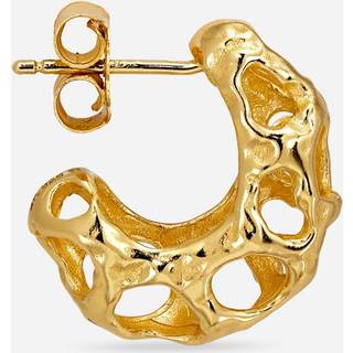 Small Chunky Space Earring - Gold