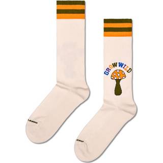 Happy Socks Grow Wild Crew Sock - Beige - Str 41/46 * Kampagne *