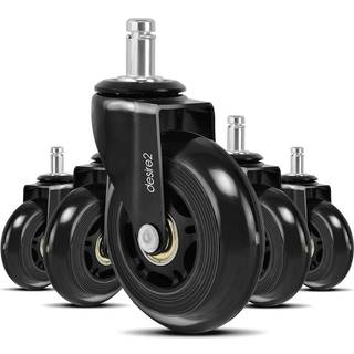 Desire2 Swivel Castor Wheels Universal Chairs 22mm 5-pack