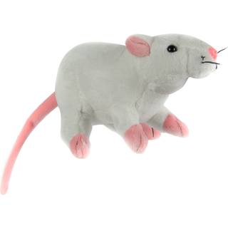 Kuscheltier Ratte 19cm weiß