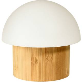 Duni Brother Bambus LED lampe 105xØ110mm hvid