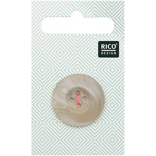 Knopf beige 2,5cm strukturiert - Beige
