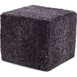Puf | Lammeskind | Korthåret | 40x40x35 cm
