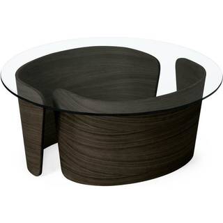 Sibast Furniture No 7 Lounge Sofabord Ø70 Lav Mørk Olieret Eg/Glas