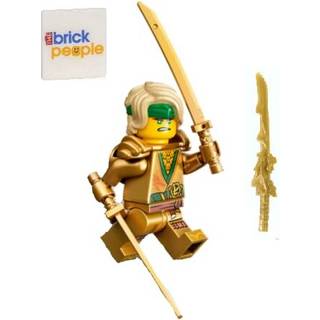 Lego Ninjago: Lloyd Garmadon Golden Ninja med 2x Shamshir og Gold Dragon Sword