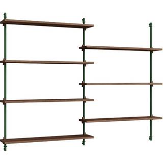 Moebe Vægreolsystem WS.115.2 - Smoked-Oak/Pine-Green