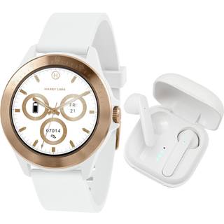 Harry Lime HA07-2001 Silver Lime Black Strap Smartwatch - W47228