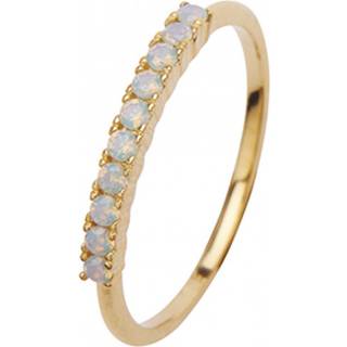 Pico Fineley Crystal Mint Ring 18 kt. Forgyldt Sølv N04002-Mint-56 - Dame - 925 Sterling Silver