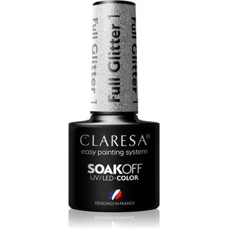 Claresa SoakOff UV/LED Color Full Glitter Gel neglelak Skygge 1 5 g - 5 g