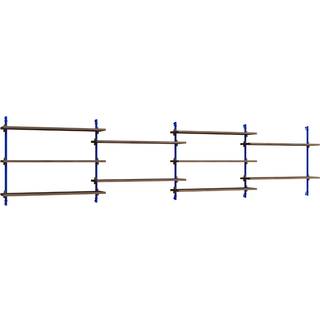 Moebe Vægreolsystem WS.65.4 - Smoked-Oak/Deep-Blue
