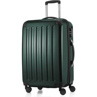 Alex - Koffer Hartschale Waldgrün glänzend, TSA, 65 cm, 74 Liter - Waldgruen