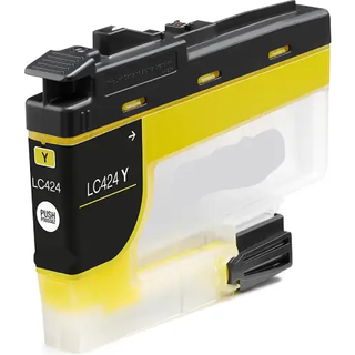 Kompatibel blækpatron Brother LC 424 gul 15 ml