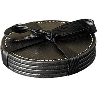 Da&#39;Core Coaster sort rund Ø10 cm 4 stk