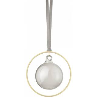 blomus KITAI juletræskugle 8,5 cm 4-pak Smoke