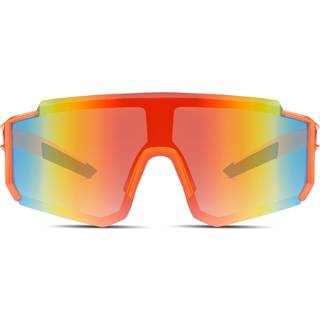 Orange Wraparound Sport Solbriller