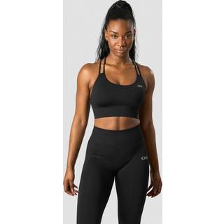Ribbed Define Seamless Sports Bra, Black
