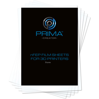 PrimaCreator nFEP Film for 3D Printere - 140 x 200 mm - 3-Pakke