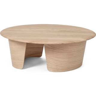 Sibast Furniture No 7 Lounge Sofabord Ø90 Lav Hvid Olieret Eg/Massiv