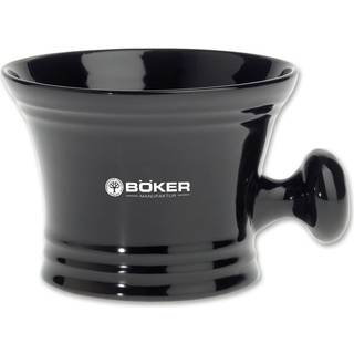 Böker Barberskål Porcelæn m. Håndtag (Sort)