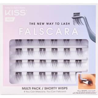 KISS Falscara Wisp Knyttede individuelle vipper Shorty 24 stk. - 24 stk.