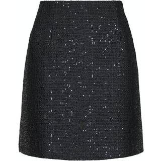 Helmine Sequins Nederdel, Sort, 34