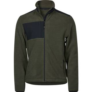 Teejays - Outdoor Fleecejakke, Grøn/Sort, Herre - Style 9120