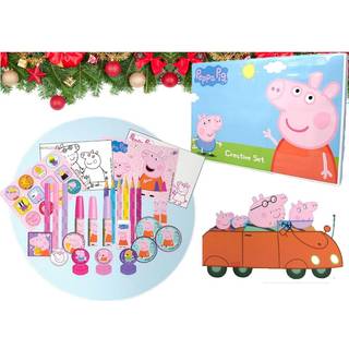 Peppa Adventskalender – Kontorartikler, Håndværk og Farvelægningsaktiviteter – Kreativt sæt