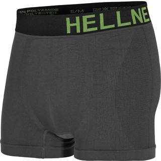 Hellner Men's Svierkku Seamless Boxer Grey/Black, S/M