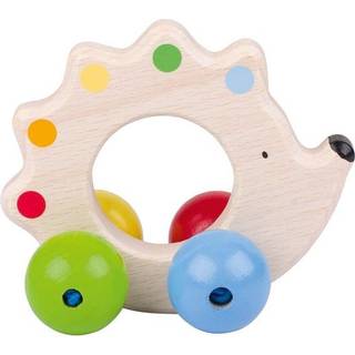 Goki Wooden Gripping Ring Hedgehog Color