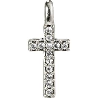 Pilgrim CHARM mini kors vedhæng sølvbelagt