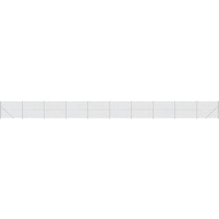 trådhegn med flange 1,6x25 m sølvfarvet