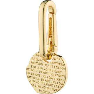 Pilgrim CHARM coin vedhæng, guldbelagt