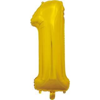 Tal Folieballon "1" -Guld 66 Cm