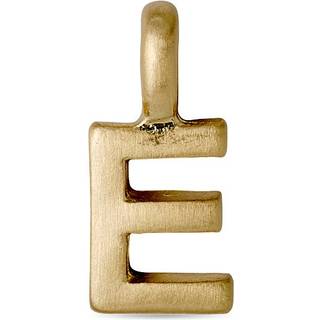 Pilgrim CHARM E vedhæng, guldbelagt