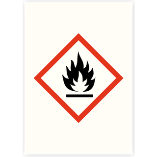 GHS Yderst brandfarlig - Refleks Alu. - 297 x 210 mm