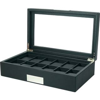 Rothenschild Uhrenbox RS-3633-BL für 12 Uhren schwarz