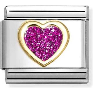 Nomination Fuchsia Heart Charm - Pink