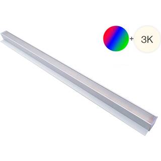 Lysskinne til Troldtekt | Planforsænket | 24V | 60cm | RGBW (3000K)