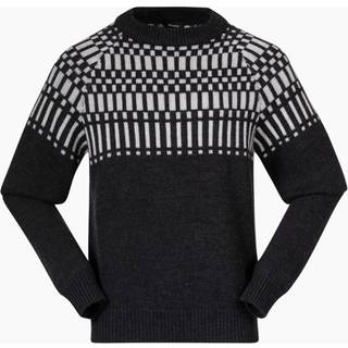 Bergans Nordmarka Merino Jumper Herre Dark Shadow Grey/Aluminium M -