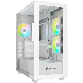 Sharkoon Rebel C60 White RGB ATX -> Forventet levering: 4-6 hverdage