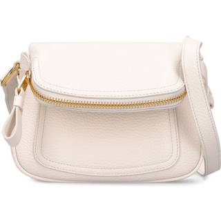 Tom Ford Jennifer Mini leather shoulder bag - white - One Size