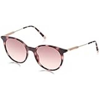Calvin Klein Kvinde CK3208S 669 Solbriller Acetat Havana Grå rose Rund Normal Skygge